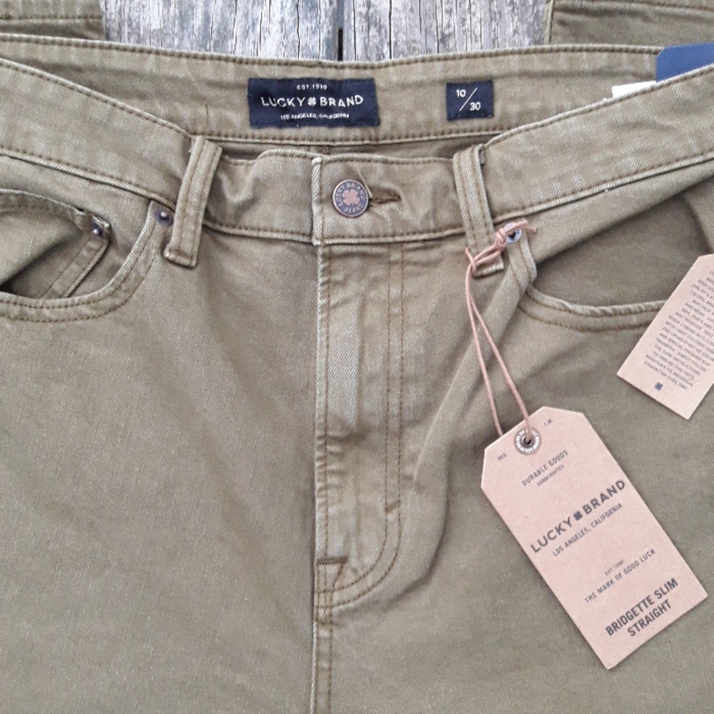 Lucky Brand Jeans Bridgette Slim Straight 10 30